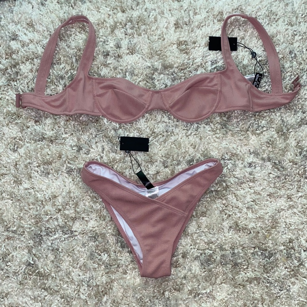 Pink bikini